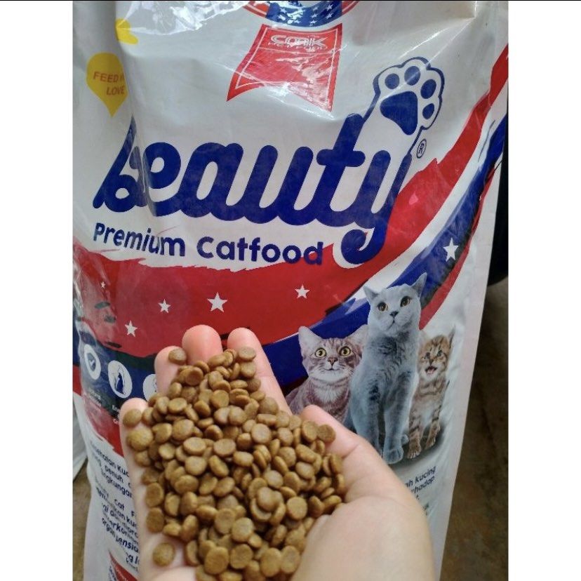 Beauty premium shop cat food