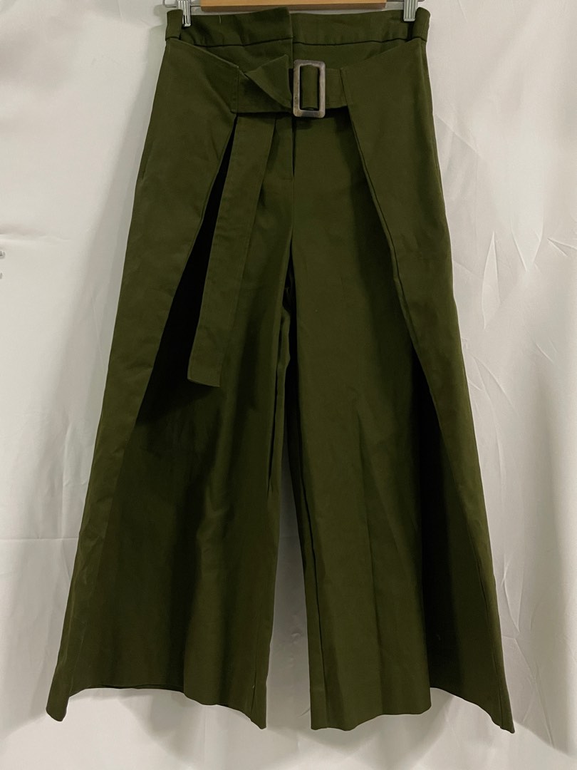 belted pants women