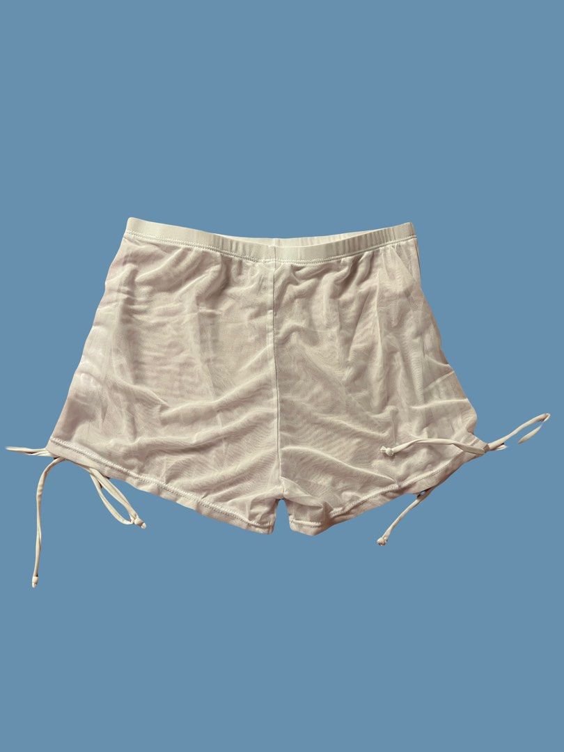 Bikini Bottom Shorts See Through Sheer Women S Fashion Swimwear