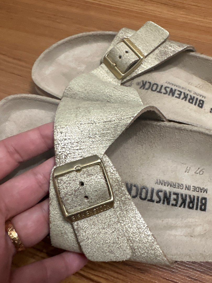 Washed metallic antique gold sales
