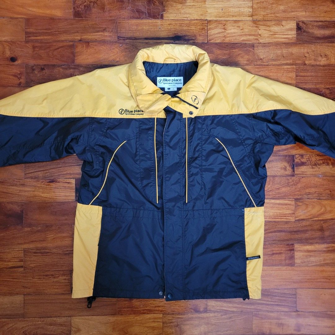 Black Yellow Winter Ski Jacket Men s Fashion Coats Jackets and Outerwear on Carousell