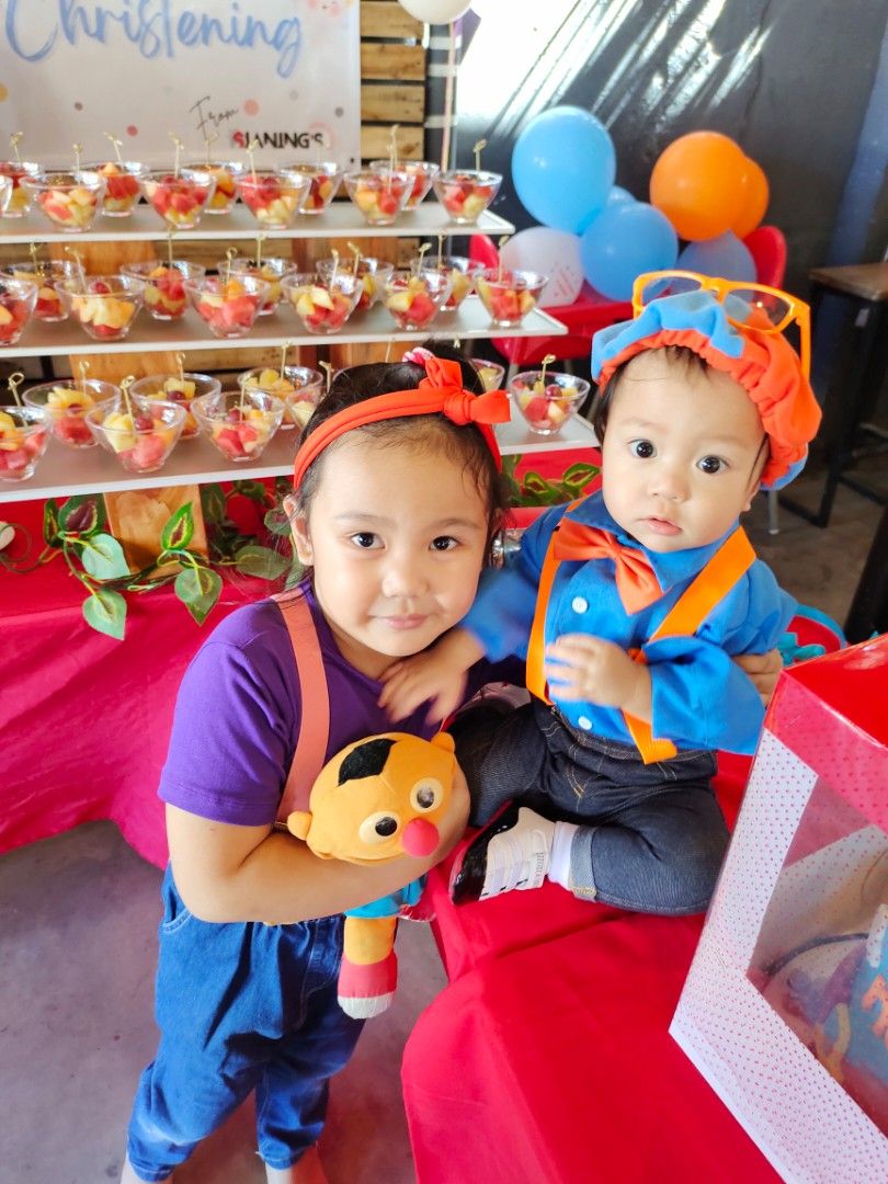 Blippi and meekah costume set, Babies & Kids, Babies & Kids Fashion on