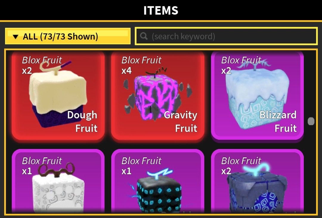 BLOXFRUIT FRUITS *NON PERM*, Video Gaming, Gaming Accessories, In-Game  Products on Carousell