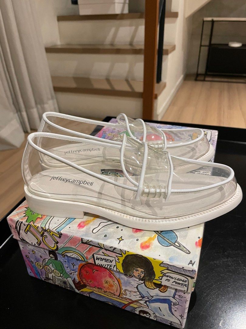 BNIB Jeffrey Campbell Kurri Vinyl Loafers US6.5M