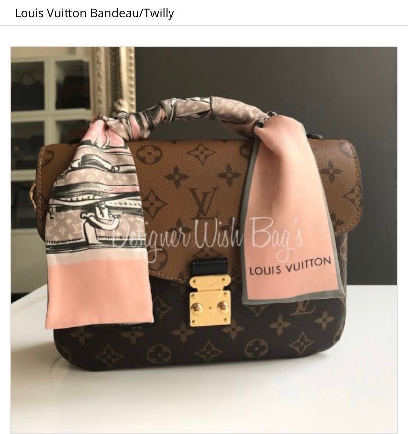 Louis Vuitton Twilly Scarf NEW (authentic), Luxury, Accessories on Carousell