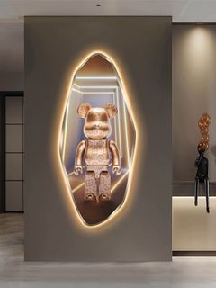 Luxur 28cm 400% Brand Statue Bearbrick Kunst Modern Game Room 