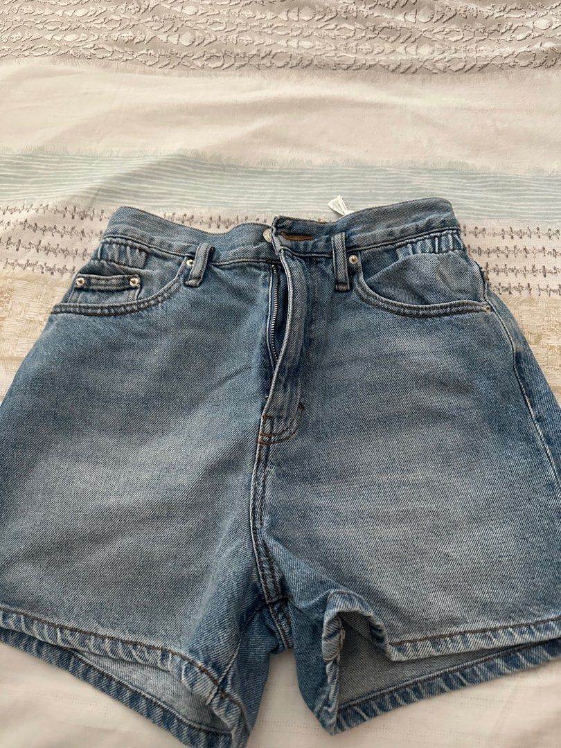 Pull and bear denim shorts new arrivals