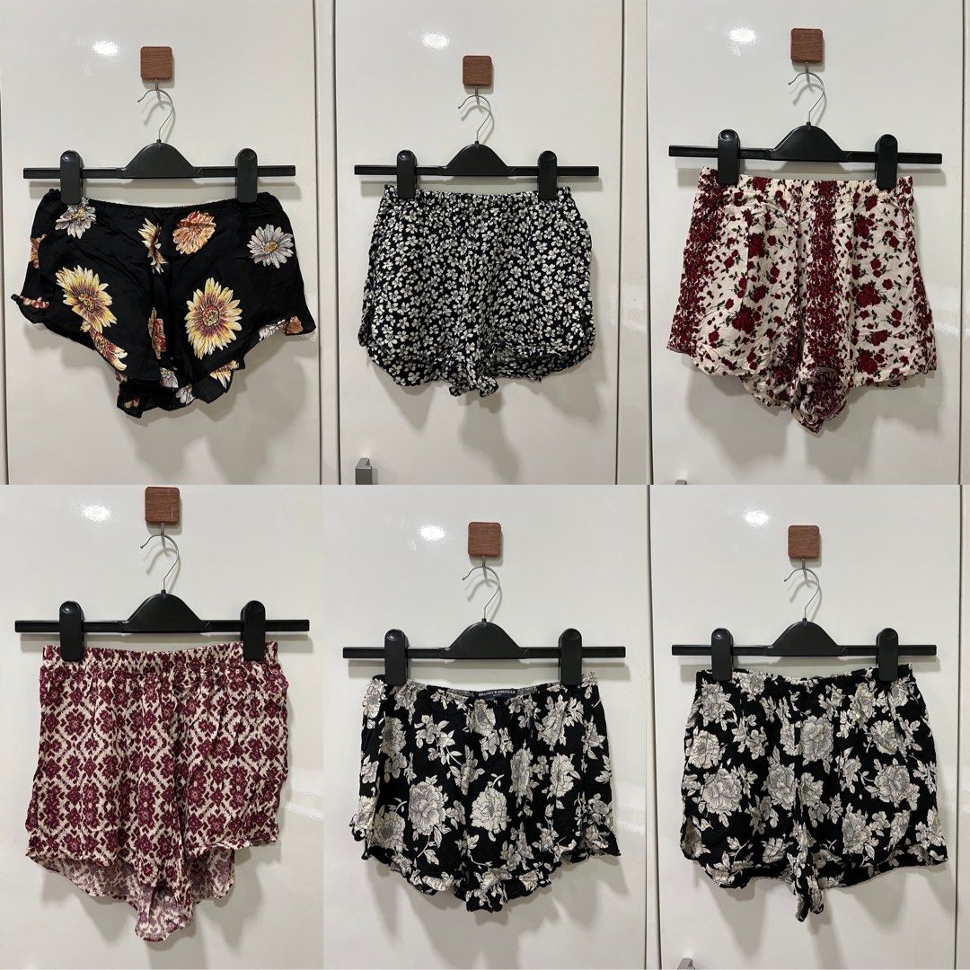 brandy melville boy shorts heart bnwt (tele channel @ cherrystore🍒 ),  Women's Fashion, Bottoms, Shorts on Carousell