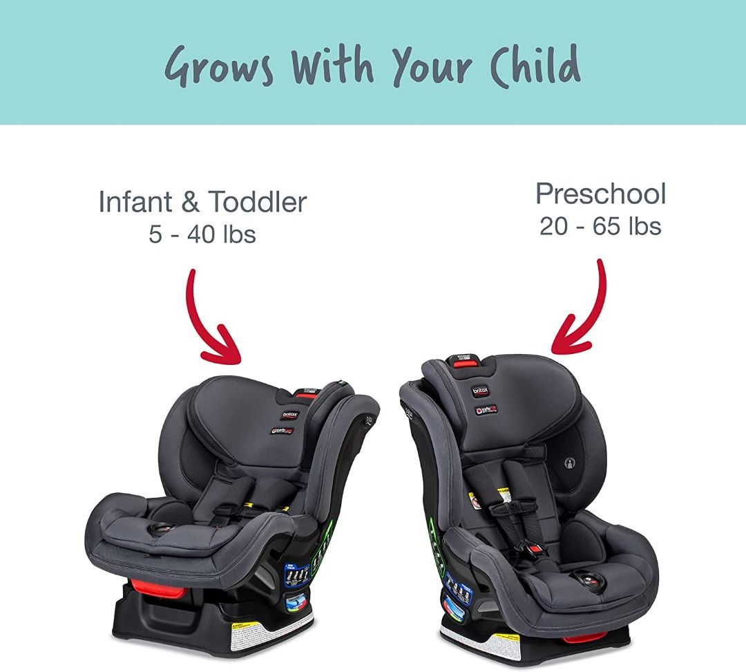 Britax Boulevard ClickTight Convertible Car Seat Cool N Dry Charcoal Cooling Moisture Wicking Fabric Babies Kids Going Out Car Seats on Carousell