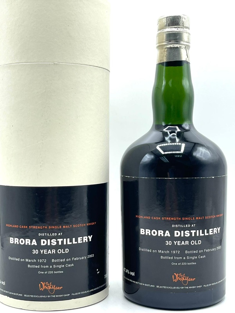Brora 1972-30yrs Single Malt Whisky 700ml Bottled in 2003 限量220