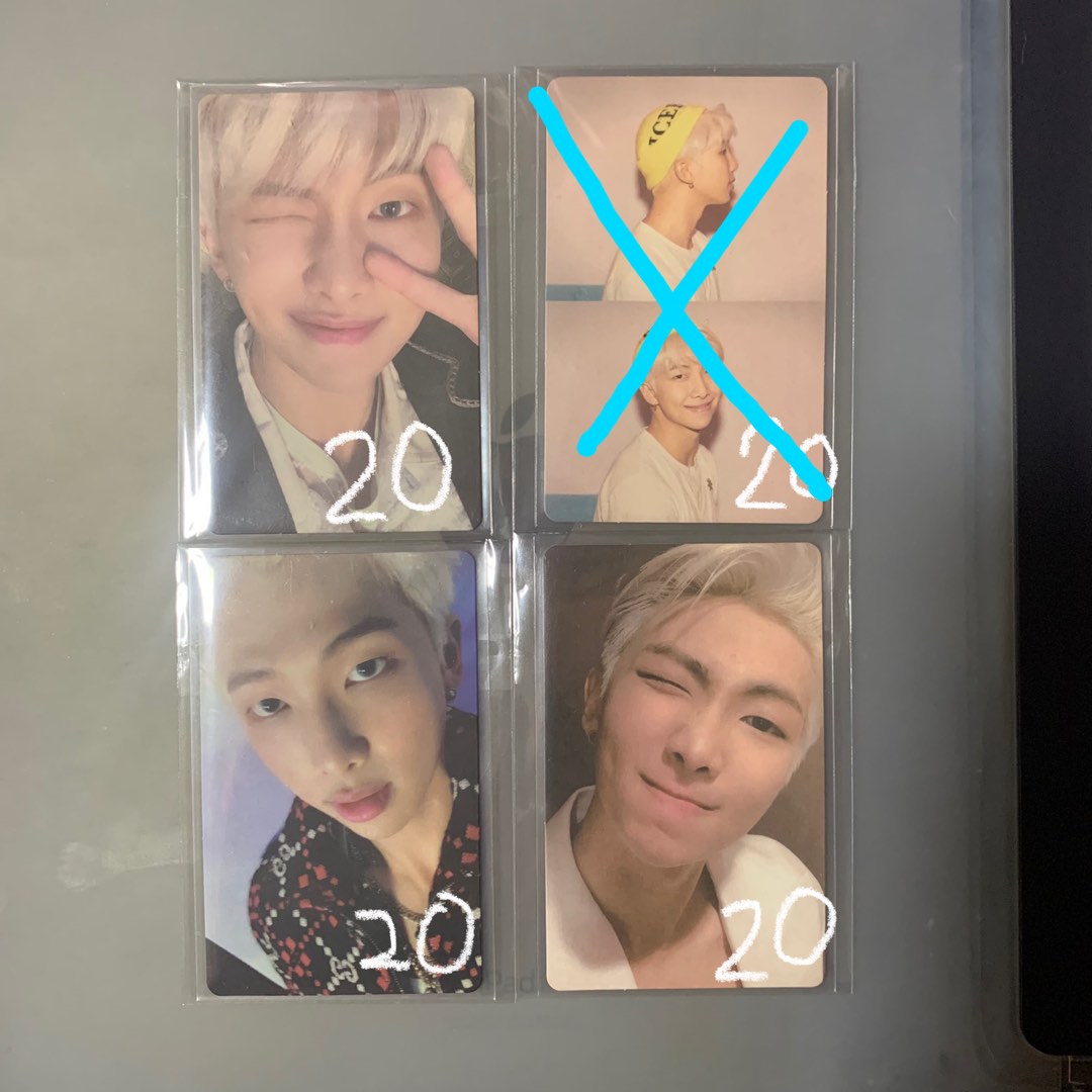 BTS RM Map of The Soul Persona Photocards PC, Hobbies & Toys