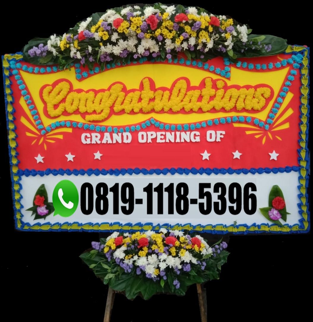 bunga papan congratulation, bunga papan jakarta utara, toko bunga jakarta