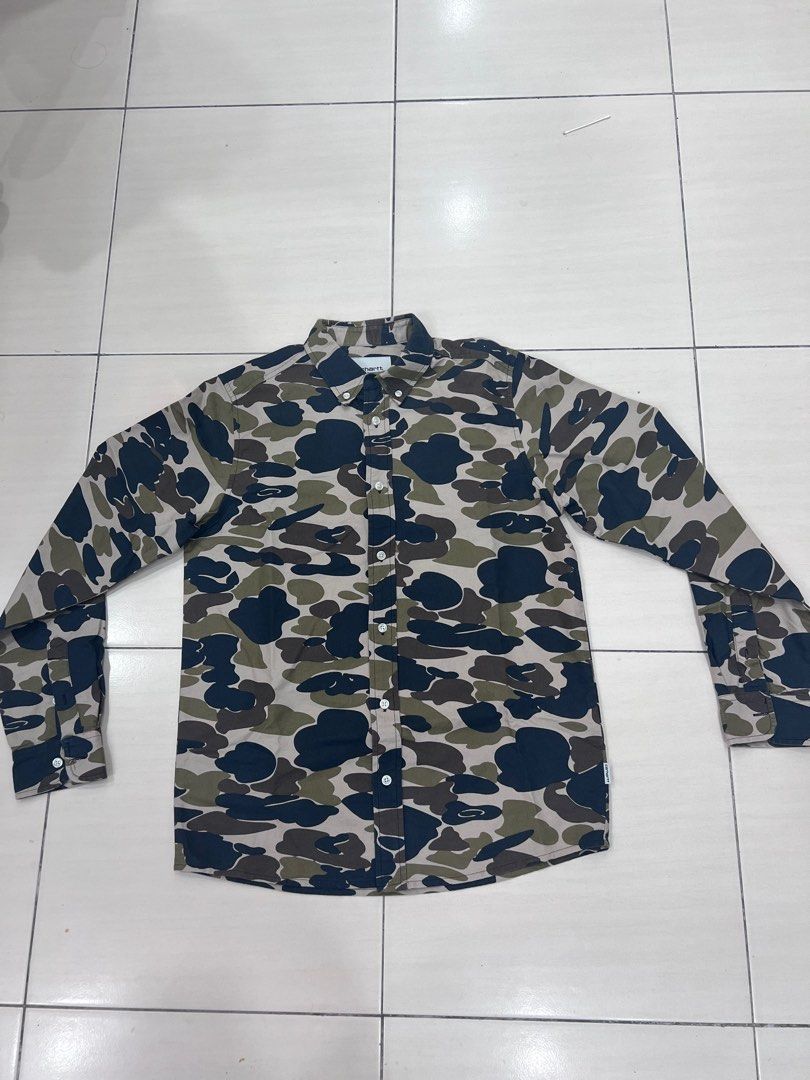 Camo oxford shirt discount