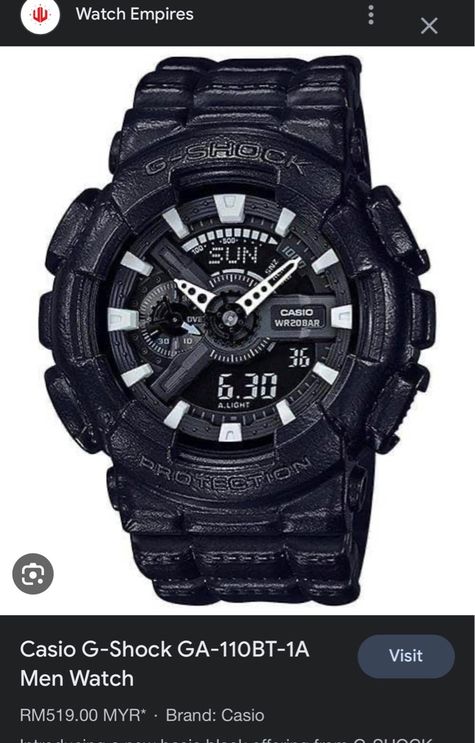 G shock discount ga 110bt