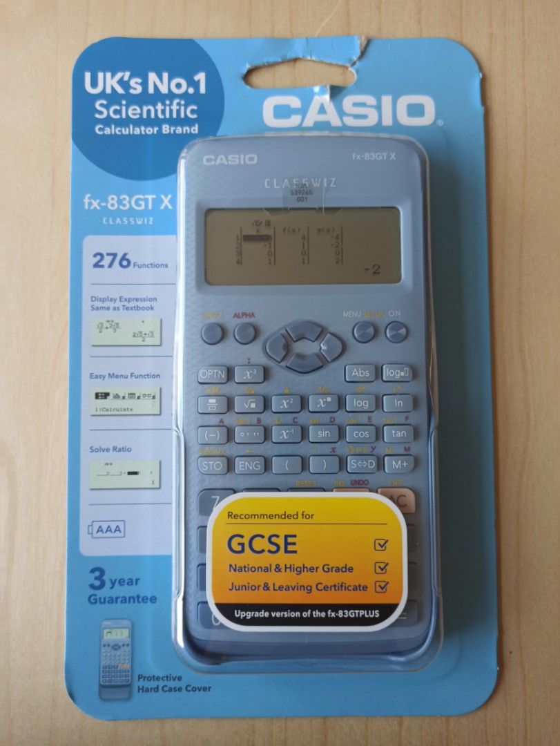 Fx 83gtx scientific hotsell calculator