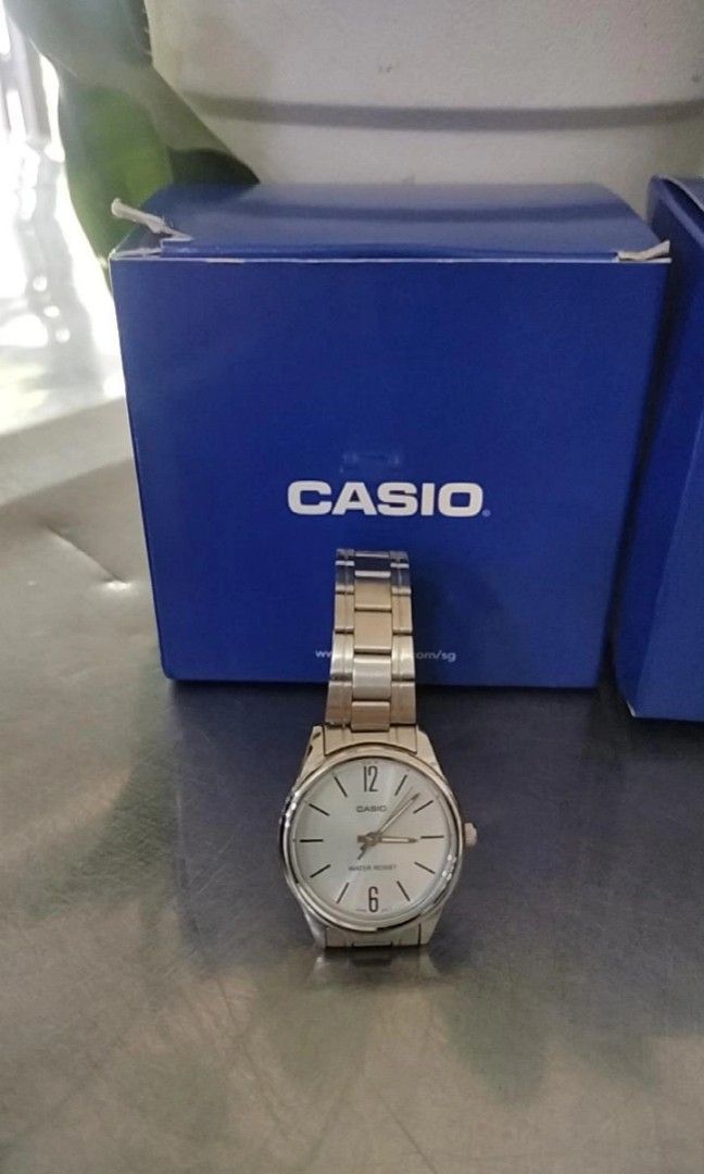 Casio Silver Watch, Women's Fashion, Watches & Accessories, Watches on ...