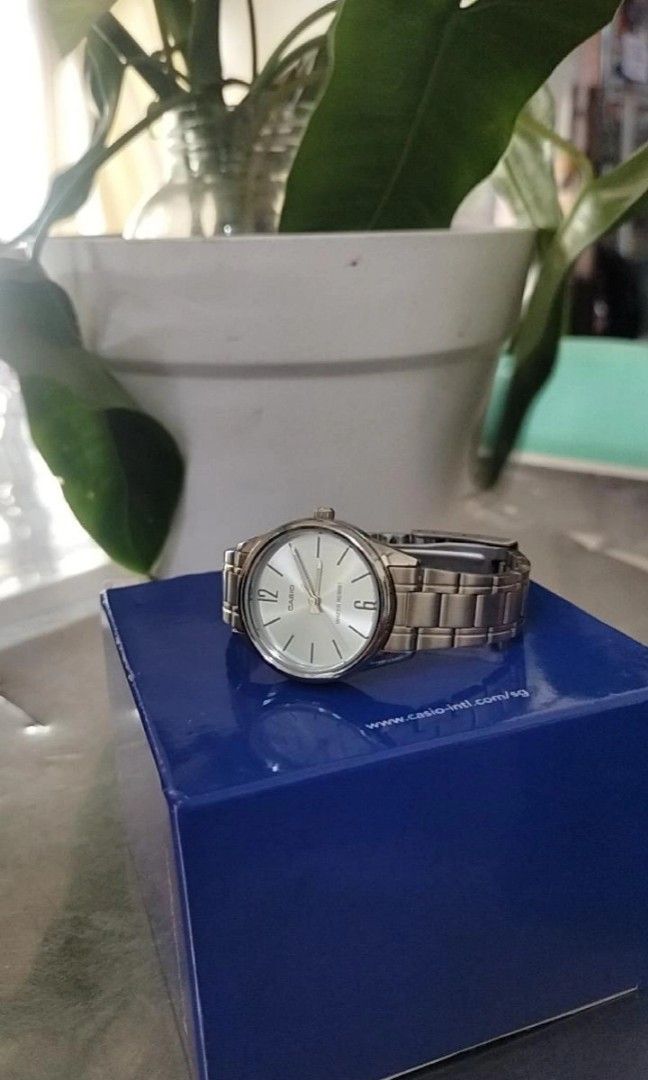 Casio Silver Watch, Women's Fashion, Watches & Accessories, Watches on ...