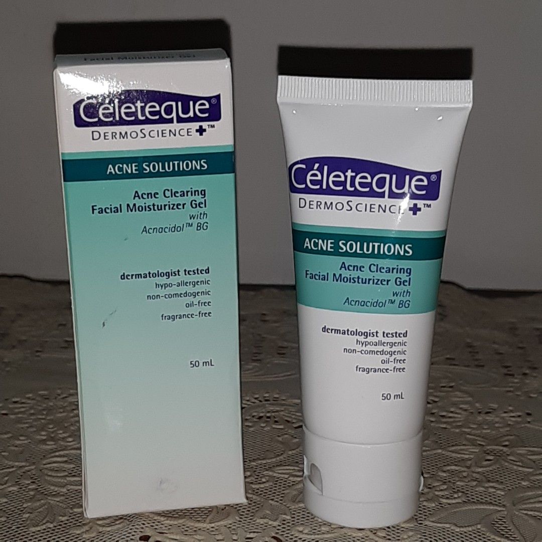 Celeteque Acne Clearing Facial Moisturizer Gel 50ml on Carousell