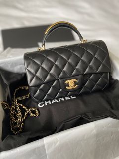 100+ affordable chanel mini flap with top handle For Sale, Bags &  Wallets