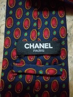 Chanel Necktie Designer Authentic Tie Mens Office Fashion Branded