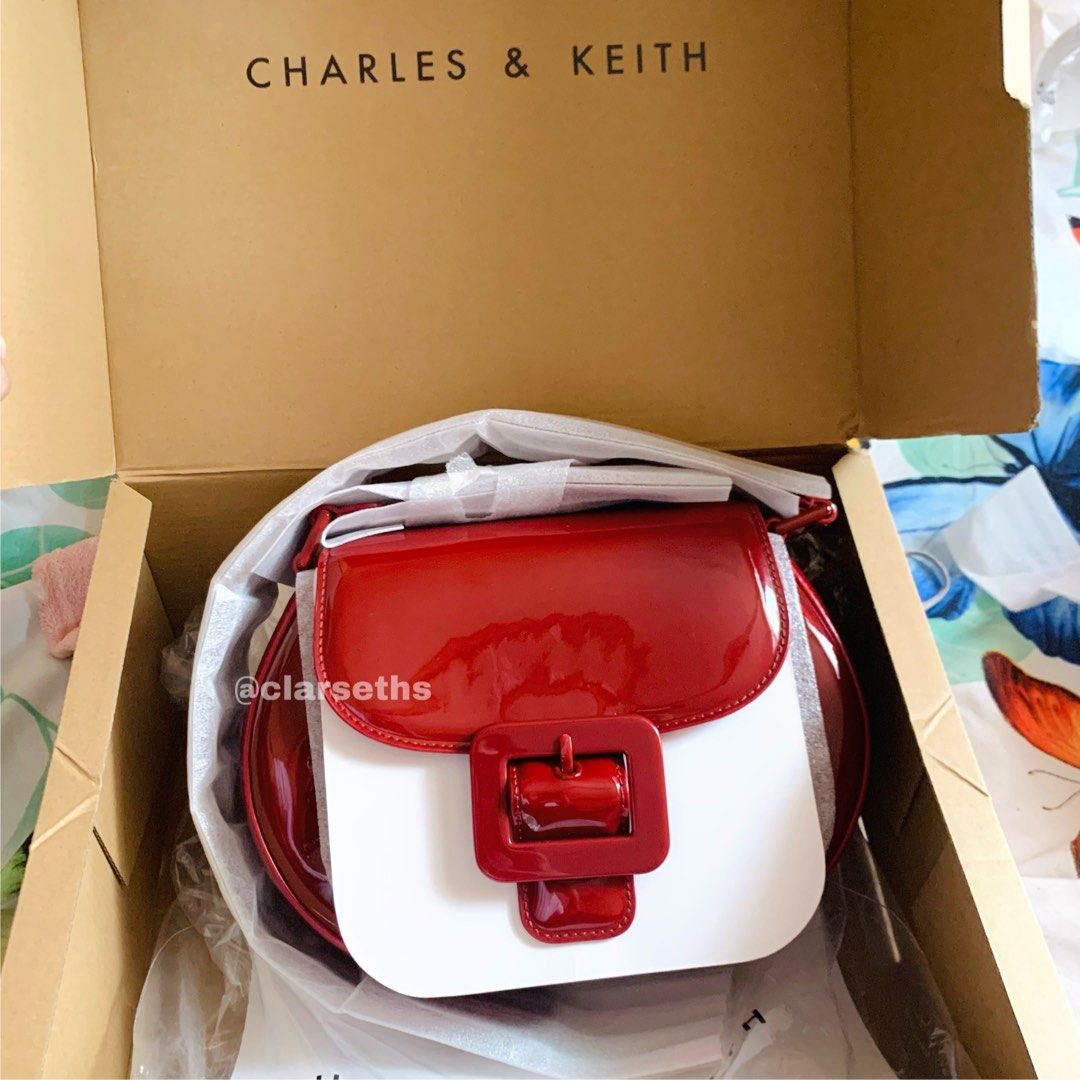 itzy x charles & keith bag, Women's Fashion, Bags & Wallets, Cross-body  Bags on Carousell