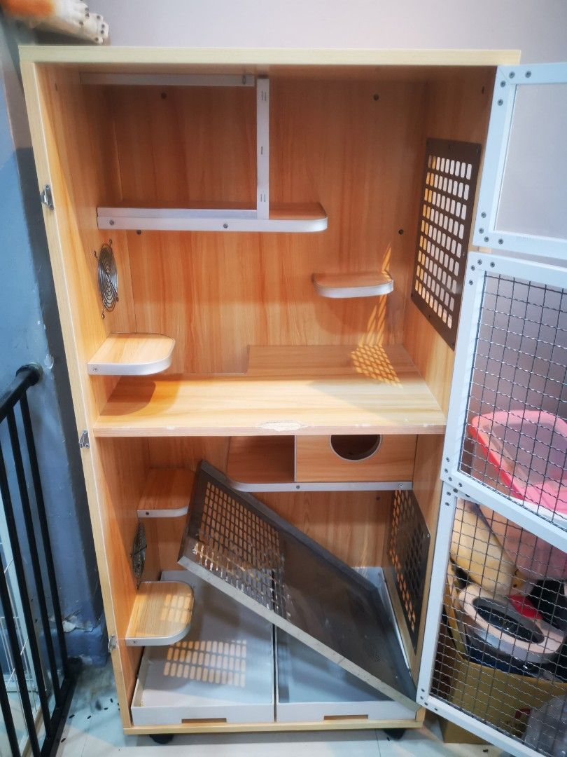 Chinchilla Cage, Pet Supplies, Homes & Other Pet Accessories on Carousell