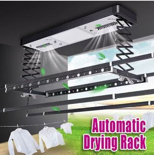 Clothes Drying Clotheslines Drying Racks Smart Laundry System Automated Clothes hanger Installation Hanging Rack