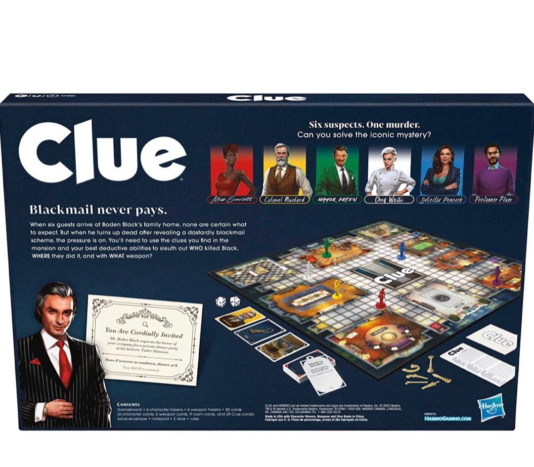 Cluedo 2023 newest edition Hobbies Toys Toys Games on Carousell