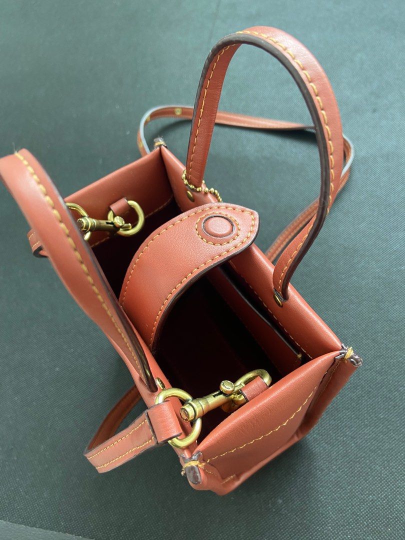 Coach - Mini Cashin Tote HANDBAG REVIEW (Tan-rust/Signature Canvas