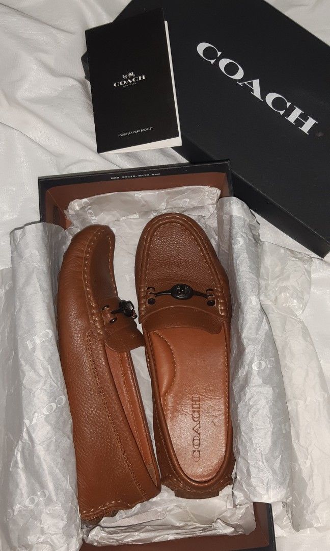Coach crosby driver outlet turnlock flats
