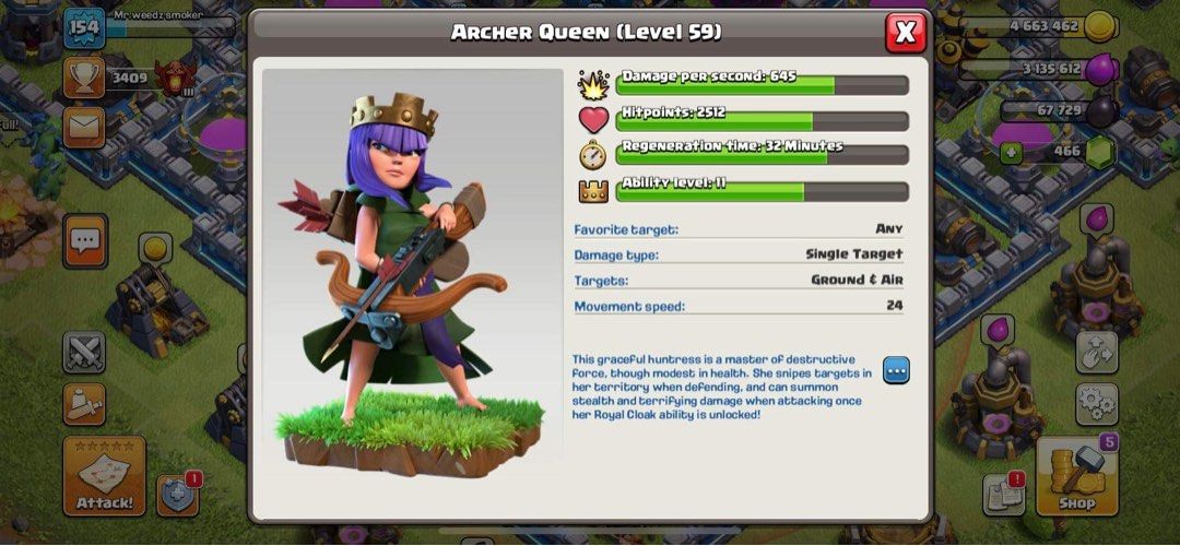 COC ACCOUNT TH 12 ALL MAX 1,600 (Category: Others) located in Caloocan City. Submitted by slim.iceberg (Listing ID 1233516040, Image 3). Description: not being used anymore .