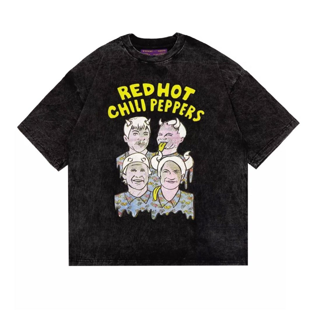 Red hot chili peppers t shirt india on sale