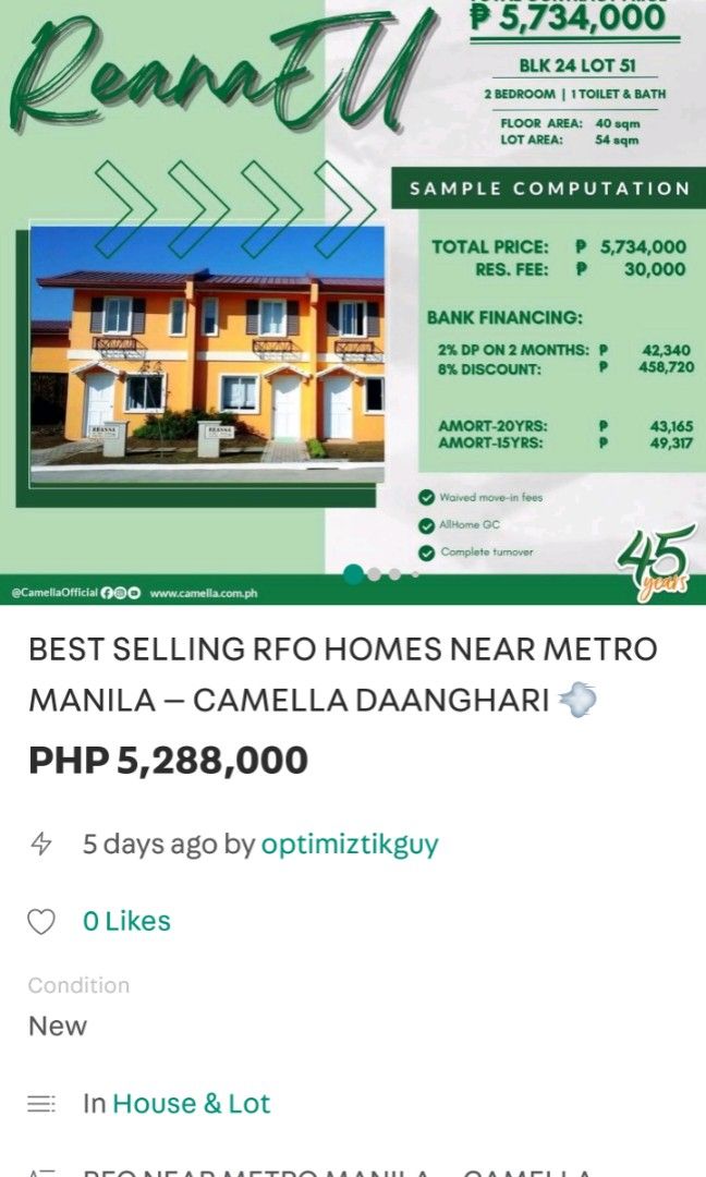 (LAST PRICE) Corner house Lessandra Daang Hari Molino Bacoor on Carousell