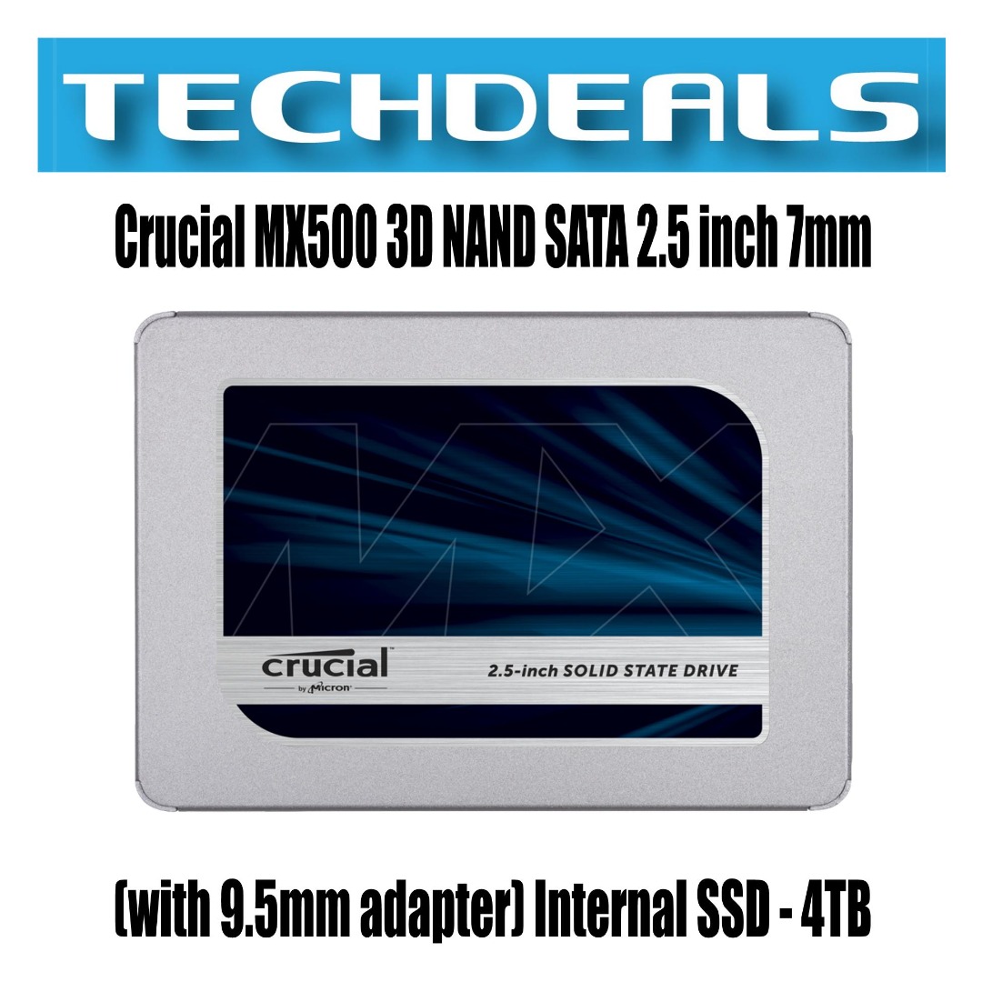 Crucial MX500 SATA 2.5-Inch Solid State Drive - 500GB SSD
