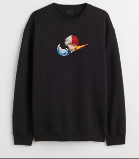Custom Embroidered Anime  Sweatshirt