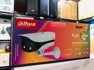 Dahua 2MP 3.6mm Lite Full Color Network h.265+ IP Camera PoE IP67 Outdoor With Bracket (DH-IP...