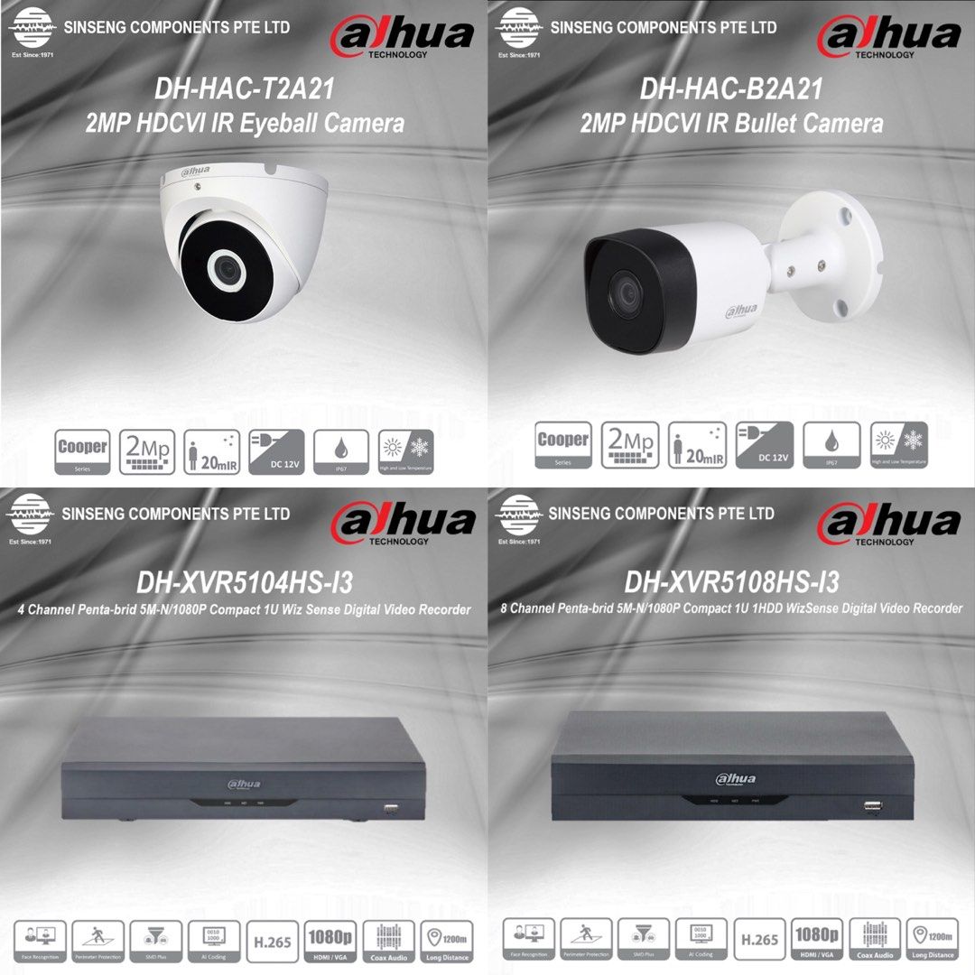 16 cctv camera set