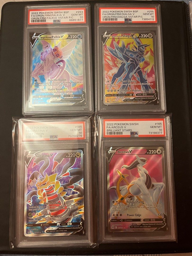 Dialga Palkia Giratina Arceus V PSA 10 Pokemon Card TCG Charizard Pikachu Lugia Vstar EX, Hobbies & Toys, Toys & Games on Carousell Dialga Palkia Giratina Arceus V PSA 10 Pokemon Card TCG Charizard Pikachu Lugia Vstar EX, Hobbies & Toys, Toys & Games on Carousell