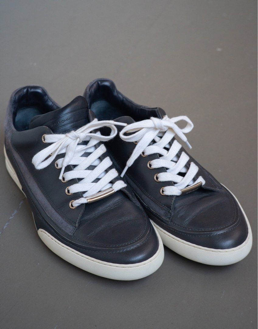 DIOR HOMME B01 SNEAKER IN BLACK AND WHITE CALFSKIN