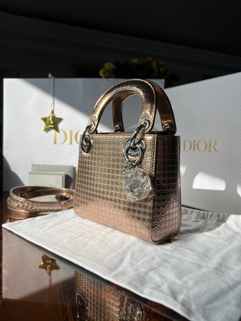 Lady dior rose gold sales