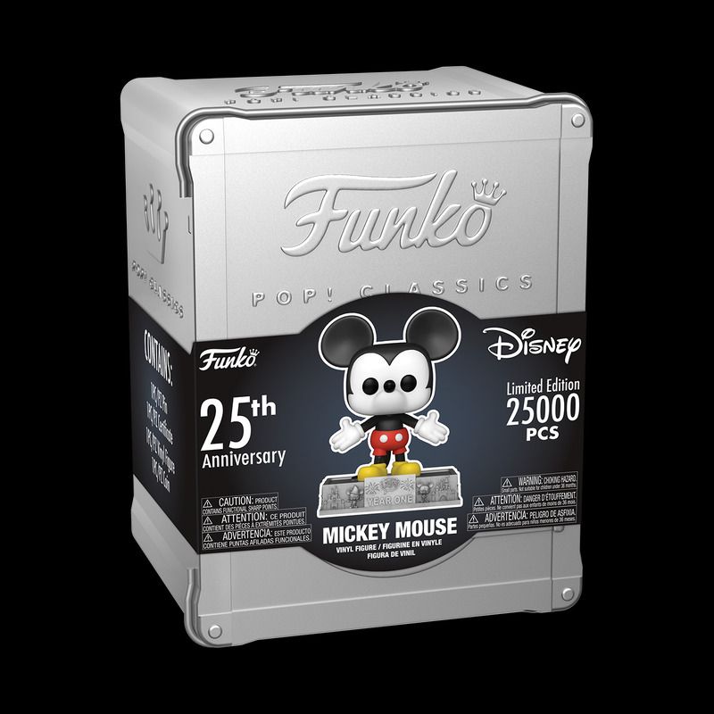 Disney Funko Pop! Classics Mickey Mouse Funko 25th Anniversary (ONLY 25K  Pcs Available World wide)