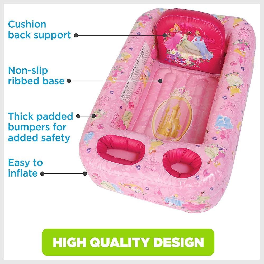 Disney Princess Inflatable Safety Bathtub for Babies with