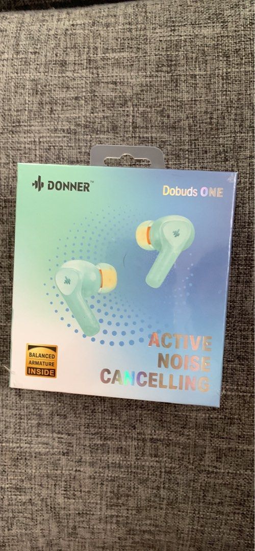 Donner Noise Cancelling Wireless Earbuds, Bluetooth 5.2 Earphones with 4  Mic Clear Calls, 12mm Drivers, App for Custom EQ, 32H Playtime, Fast