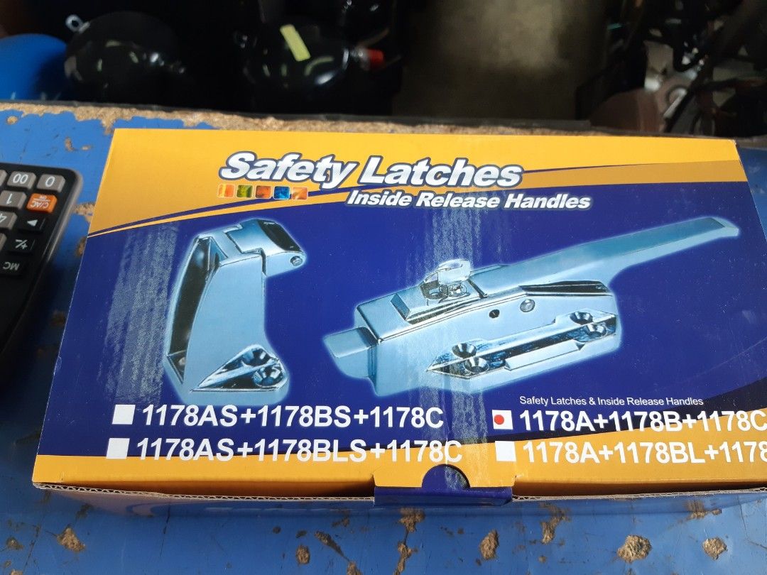 DOOR SAFETY LATCHES LATCH HANDLE HANDLES WITH INSIDE RELEASE