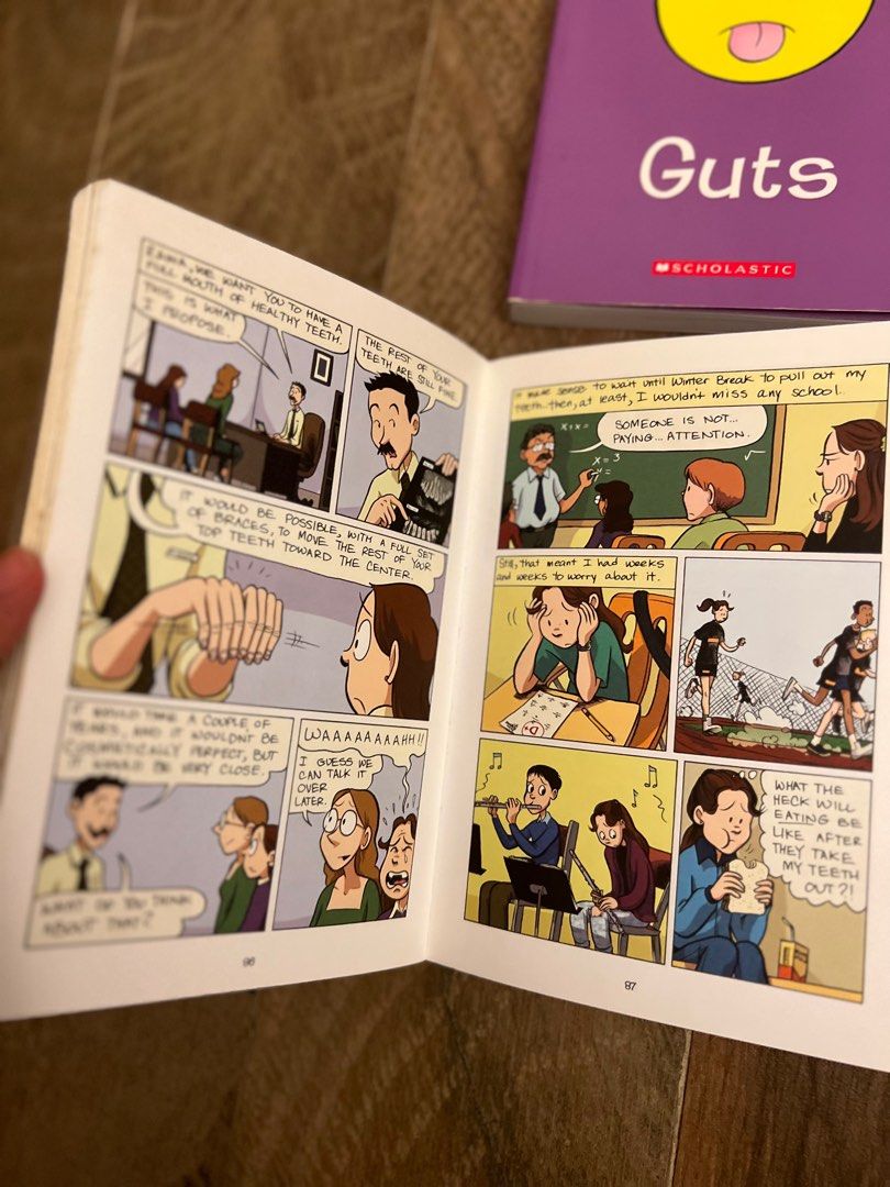 Drama / Guts / Smile / Sisters by Raina Telgemeier, 興趣及遊戲, 書本 & 文具, 小說