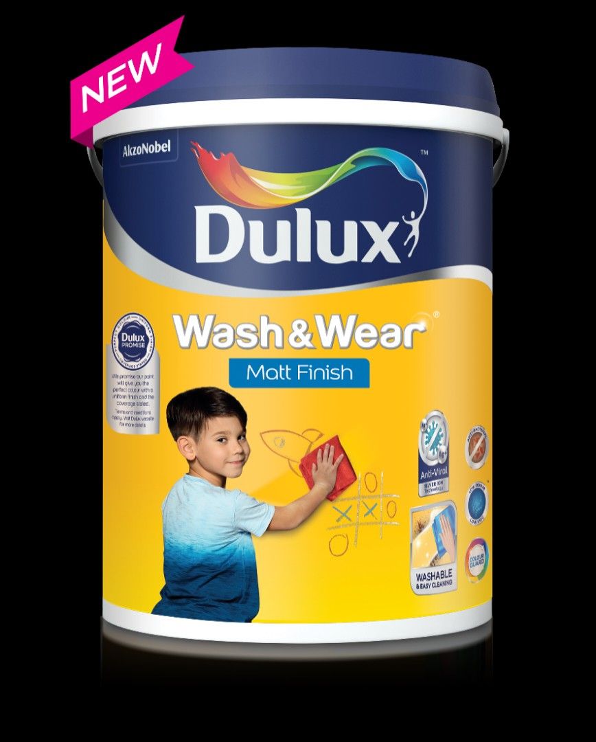 Dulux Wash & Wear ICI Dulux Paint 1L, 5L and 18L, Home Services