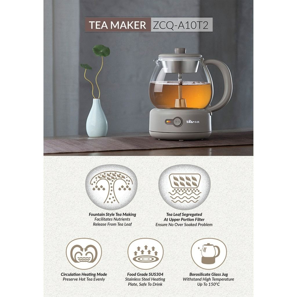 Electric hot outlet tea maker