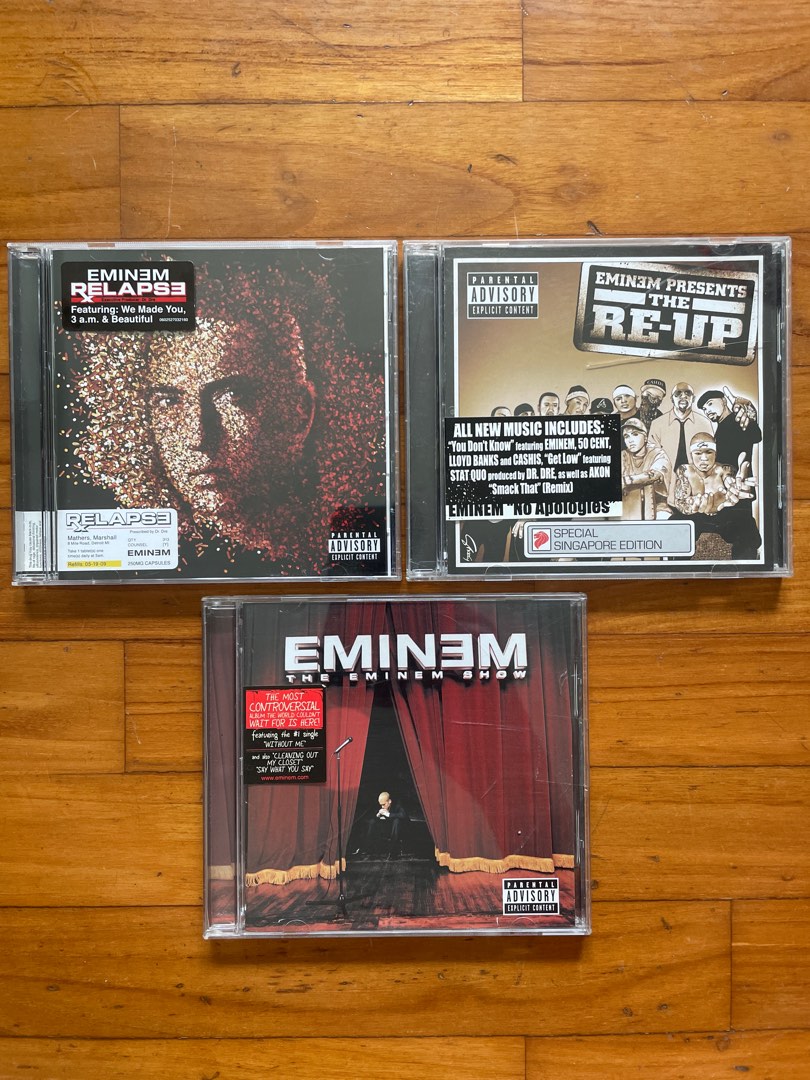 Eminem CD, Hobbies & Toys, Music & Media, CDs & DVDs on Carousell