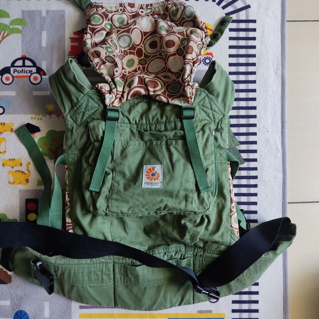 Ergo organic baby carrier green shop