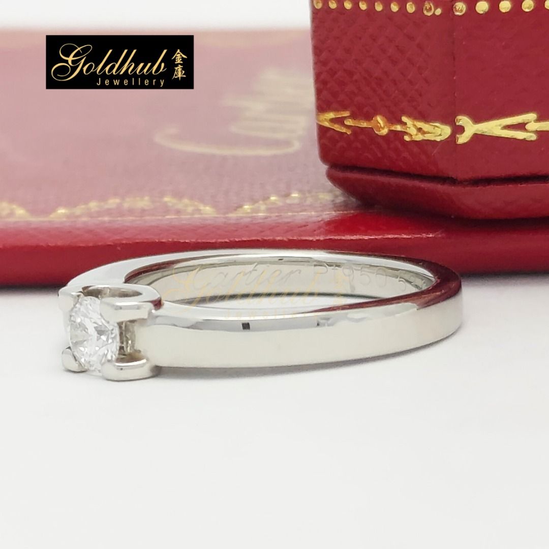 Cartier pt950 ring new arrivals